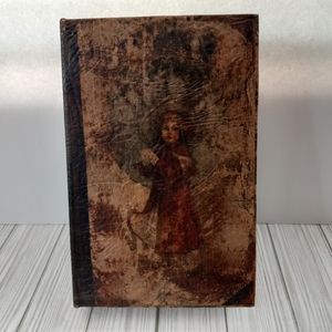 Vintage Style Decorative Faux Book Hidden Storage Young Victorian Girl